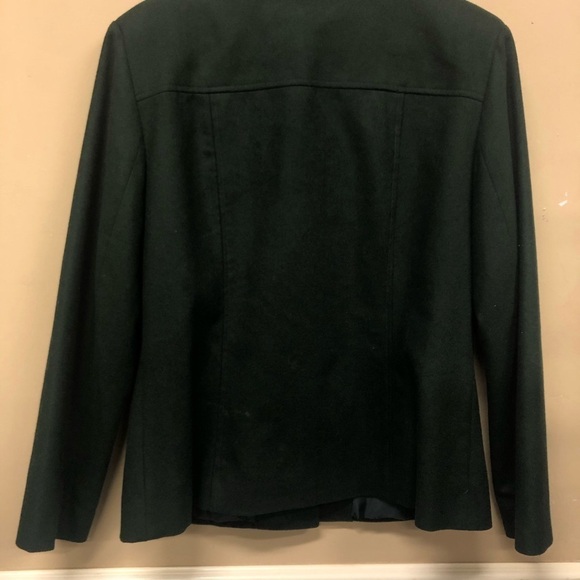 Sandro Womens Button Up Collared Wool Jacket Coat - Picture 8 of 9